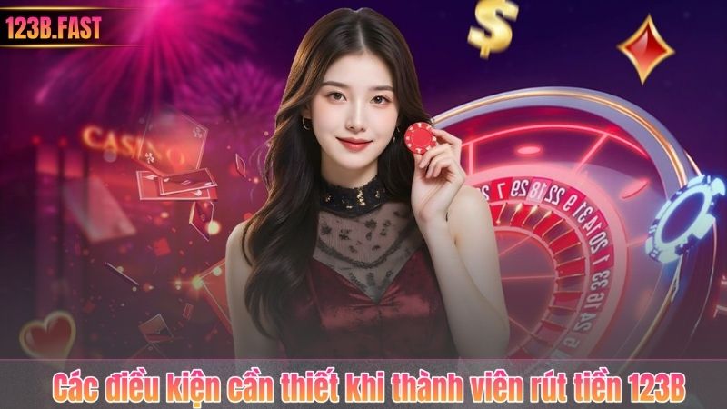 Các điều kiện cần thiết khi thành viên rút tiền 123B