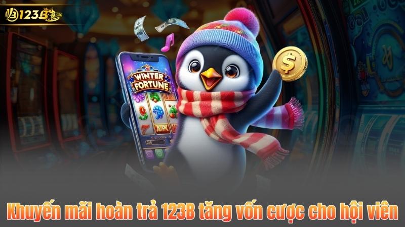 Khuyến mãi hoàn trả 123B tăng vốn cược cho hội viên